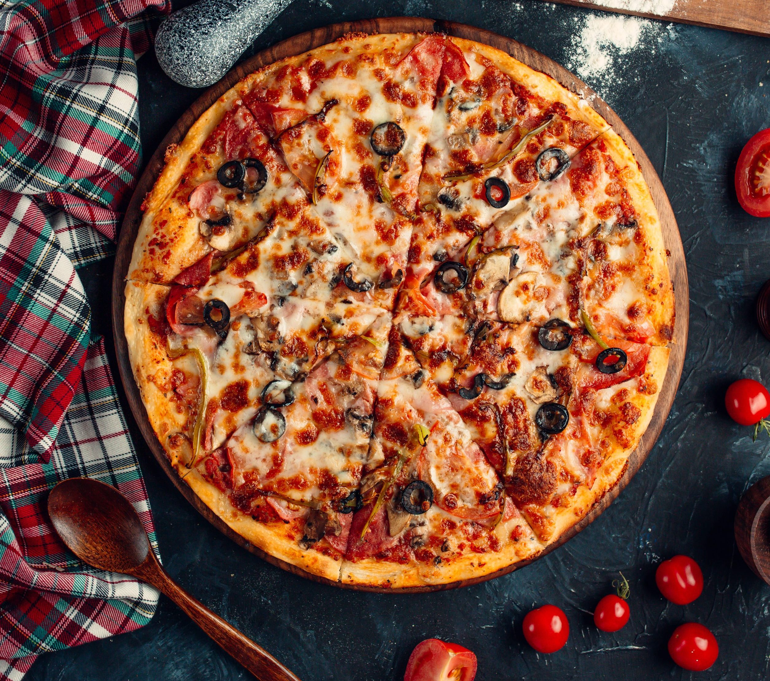 Pâte à pizza familiale *2pcs