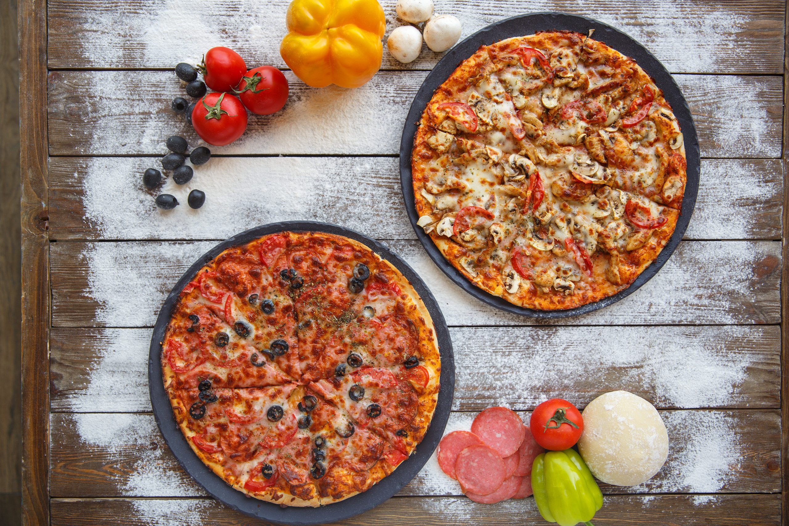 Mini pâte à pizza nature *5pcs